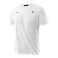 美津浓 Mizuno户外短袖T恤男夏季圆领冰丝速干上衣男 白色 XL 