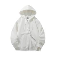 西域骆驼 480g重磅加绒开衫连帽卫衣同款宽松上衣