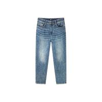 森马 Semir【森柔牛仔】春季修身显瘦小脚水洗牛仔裤男简约基础百搭通勤长裤
