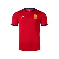 Joma 重庆铜梁龙球迷服短袖T恤男成人春夏舒适透气足球比赛训练服 红/蓝 L 175/92A