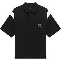 【龚俊心选】GXG男装撞色短袖冰丝T恤男零压POLO衫潮牌休闲上衣