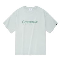 COVERNAT 休闲宽松 短袖T恤 薄荷色 L