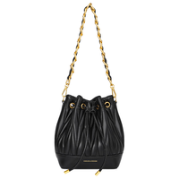 蔻一（Cnoles）包包女包2025轻奢侈水桶包高端品牌女士单肩斜挎包 黑色【走心】