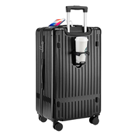 百事箱包 Pepsi行李箱男超大容量拉杆箱女30英寸旅行箱大号万向轮托运密码箱 30英寸-需托运