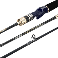 二次元马口竿ul软调路亚竿微物超软超细白条杆马口杆 枪柄1.5米单竿