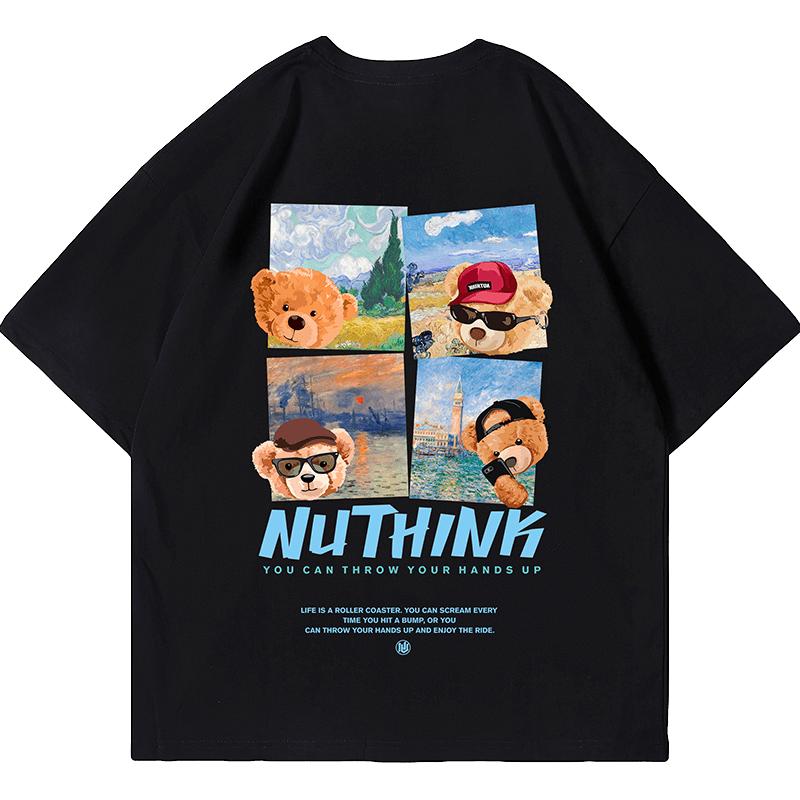 nuthink 男女款圆领短袖T恤 C1132A053