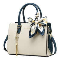 GIEVSZHE/纪诗哲 轻奢 女士单肩斜挎手提包 米白色【当日/次日达】热销 中包