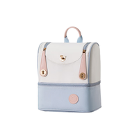 十月结晶 SH688 第三代升级款背奶包 克林蓝+冰格 2个+PP储奶瓶 3个