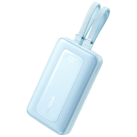 Anker 35W快充自带双C线 10000mAh 蓝色 移动电源