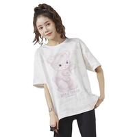 唐狮春夏短T恤女内搭白色打底小衫设计感小众别致in