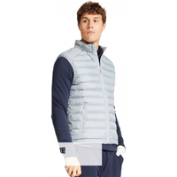 迪卡侬（DECATHLON）棉马甲保暖马夹秋冬夹克户外运动休闲男女外套TAG1 鹅卵石灰色 XL