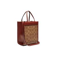 COACH 蔻驰 CASHIN系列 女士迷你托特包 C5277 B4NQ4 棕黄色