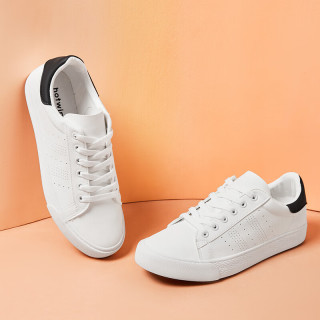 hotwind 热风 男士舒适透气小白鞋拼色板鞋