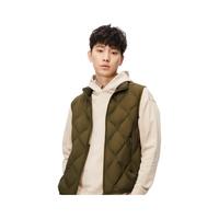 波司登羽绒马甲男90绒轻薄立领休闲内搭商场款外套B30131001W 180/96A