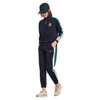 【两件套】春季时尚潮流女式卫衣卫裤两件套棉质亲肤休闲运动套装
