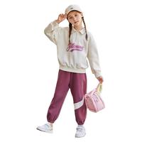 【甜美儿童运动套装】春秋女童卫衣长裤运动服两件套