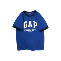Gap 盖璞 男女夏季纯棉短袖T恤 885846 蓝色 XXXL