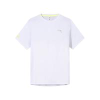 安踏（ANTA）速干T丨短袖t恤男吸湿速干运动上衣针织透气跑步运动服T恤 【简约logo】纯净白5107-1 XL/男180
