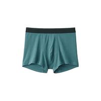 无印良品 無印良品 MUJI 男式 莱赛尔 前封口 平角内裤 裤头四角裤 绿色 3S L