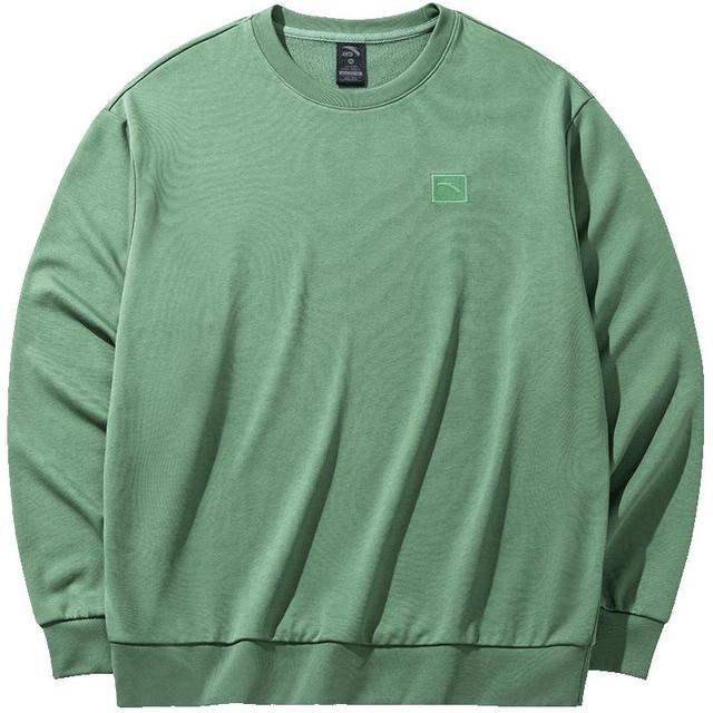 安踏 运动卫衣男士秋冬圆领休闲长袖百搭时尚潮流上衣套头衫