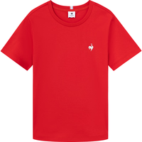 乐卡克法国公鸡女款2024春季三色系列短袖T恤L241WCNA0316 烈焰红色/G01 S