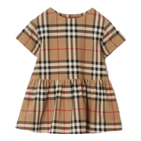 博柏利（BURBERRY）婴儿 格纹连衣裙搭灯笼短裤80827571 6M