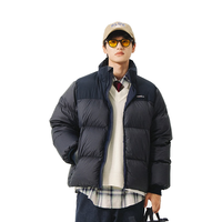 瞬时山野 NOTHOMMEBLUE蓝岐三防户外保暖95白鹅绒羽绒服男 藏青暗格 XL180~185