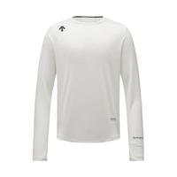 DESCENTE迪桑特RUNNING系列跑步运动男士长袖针织衫早春 CR-CREAM M （170/92A)