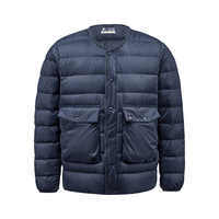 君羽羽绒服【清仓】男秋冬款700蓬白鹅绒时尚居家圆领鹅绒服SA62017 深蓝 2XL （170-190斤）