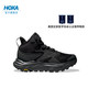 HOKA ONE ONE男女款秋季中帮防水户外徒步鞋ANACAPA 2 GTX透气 黑色/黑色-男