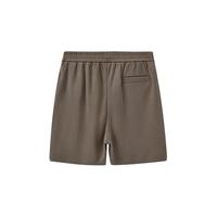 YeeHoO英氏儿童裤子春夏柔软透气休闲裤男童短裤纯棉时尚2024裤子 松林褐 105cm