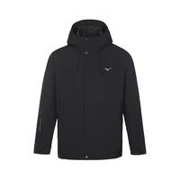 Mizuno美津浓男女保暖防风防泼水白鸭绒三合一羽绒服外套运动夹克