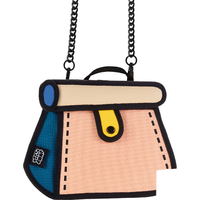 JumpFromPaper 二次元2D漫画设计 女士斜挎包  小包 米色