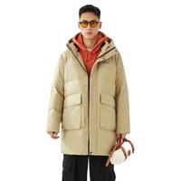 雪中飞 SNOWFLYING【时尚百搭男式中长款】保暖羽绒服经典休闲外套秋冬户外通勤旅游
