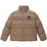 太平鸟 男装2024冬季款潮流面包服老花保暖外套男式羽绒服