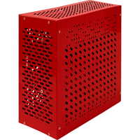 巧美Gaumey微型电脑itx机箱手提便携机箱小机箱迷你超小17*19主板电脑台式机桌面diy小朱雀 红色·17*17/19主板