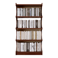 耐赛尔实木置物架多层收纳架书架立式落地书柜储物柜一体靠墙客厅展示柜 品质五金