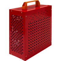 巧美Gaumey微型电脑itx机箱手提便携机箱小机箱迷你超小17*19主板电脑台式机桌面diy小朱雀 红色·17*17/19主板+把手