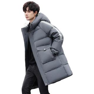 雪中飞 SNOWFLYING中长款羽绒服男青年2024冬季潮流保暖加厚工装户外外套