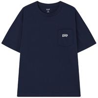 Gap 盖璞 男女装2024夏纯棉logo口袋短袖T恤宽松简约上衣546493