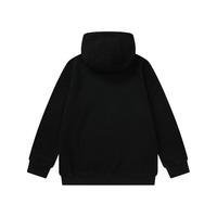 匹克泰迪绒连帽卫衣男女加绒加厚装宽松摇粒长袖上衣 黑色 XL