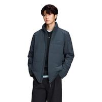 HLA海澜之家羽绒服男2021冬季新款保暖基础款黑色羽绒外套男简约大方百搭面包服男士青年休闲短外套男 米白Y5 175/92A/L