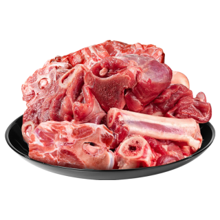 芈羊羊宁夏滩羊肉无脊羊排6斤羊腿手抓羊肉羊小腿 肚包肉 火锅食材清真 羊排手把肉5斤