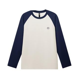 蕉内非常服502Regular女士长袖T恤24秋冬季打底衫 【圆领拼色】拼色蓝 XXL