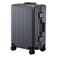 美国Rockland洛克兰追光者系列杯架铝框箱行李箱男女万向轮拉杆箱