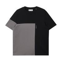 杰克·琼斯（JACK&JONES）夏季男士短袖T恤合集 黑色225101113E40 XL