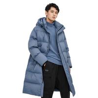 美特斯邦威防寒羽绒时髦舒适单品加厚保暖长款羽绒服男