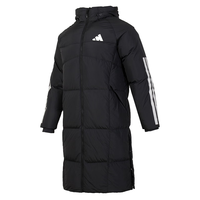 adidas/阿迪达斯 防风 男士羽绒服 【黑色过膝长款】【主推】【速发】 S/175/88 充绒量204g