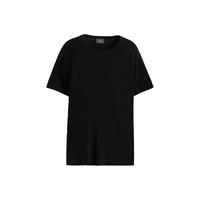 H&M男装2024夏季时尚简约修身圆领T恤1241749 白色 165/84