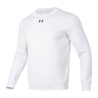 安德玛（Under Armour）男子休闲舒适纯色时尚圆领运动卫衣 23600306-100 23600306-100 XL